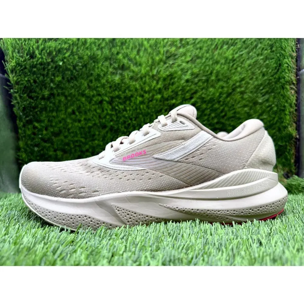 Brooks Adrenaline GTS 24 1204261B159 Athletic Sneaker Womens 7.5B Beige Mesh Gym